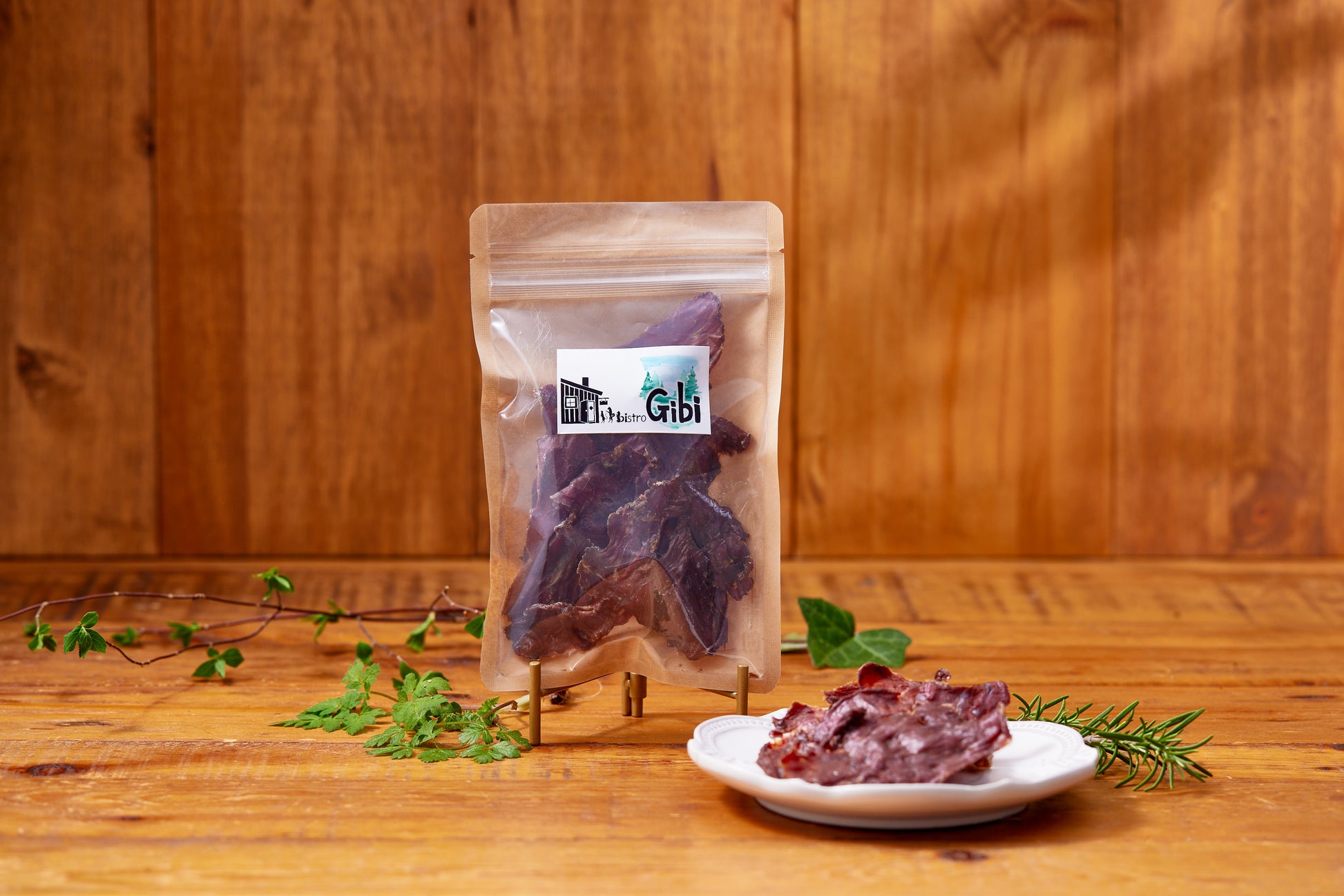 鹿肉ジャーキーパッケージ