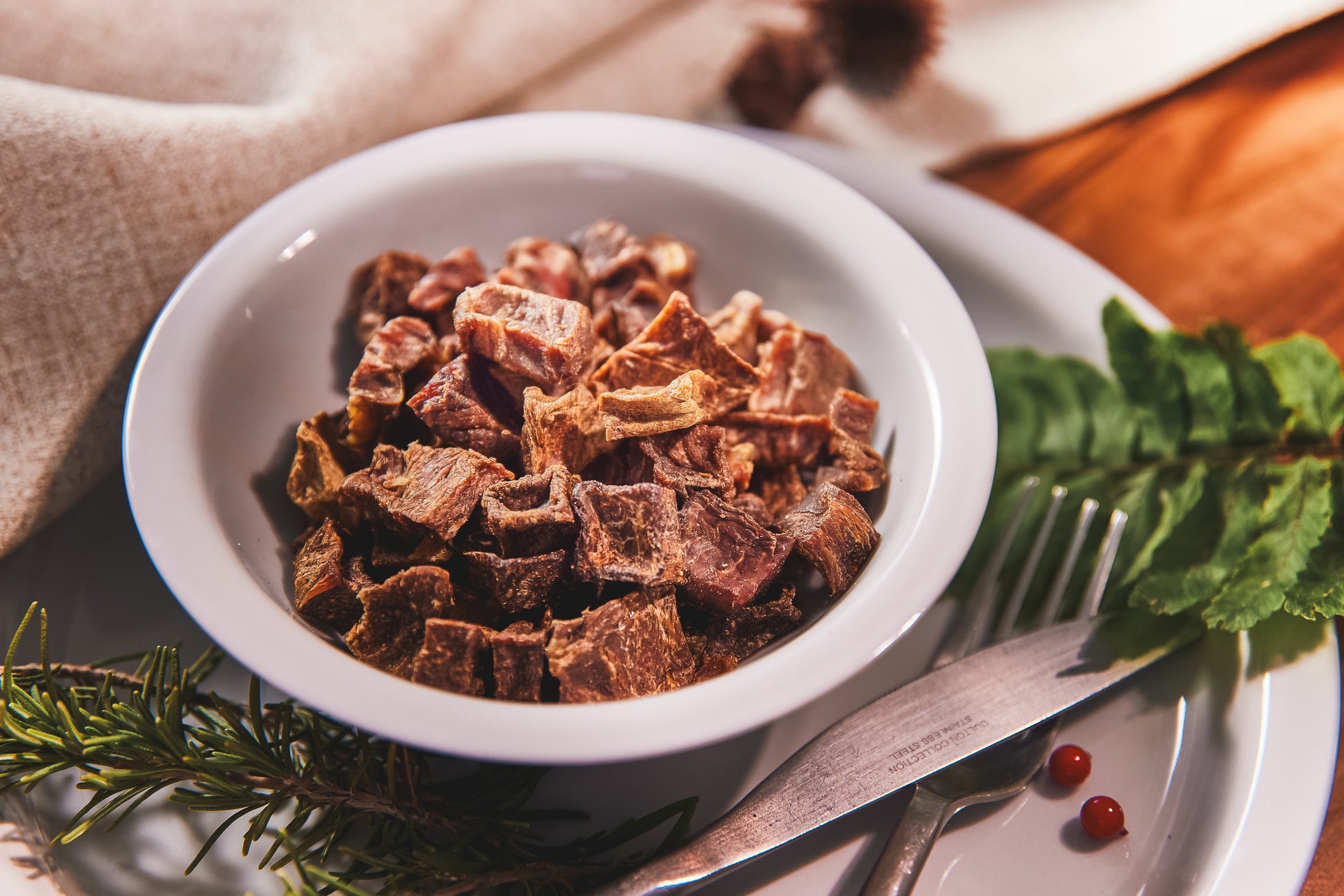 鹿肉コロコロジャーキーイメージ