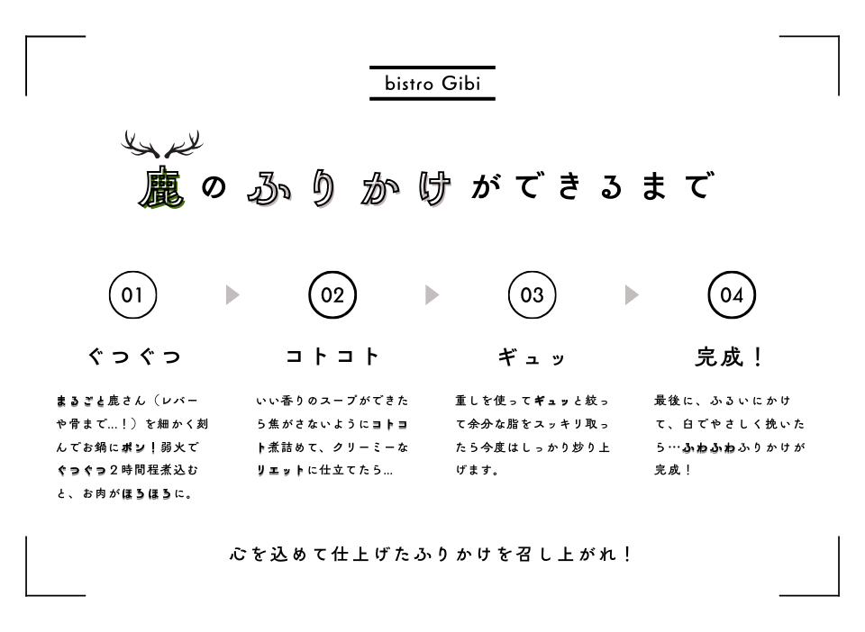 しかふり作り方